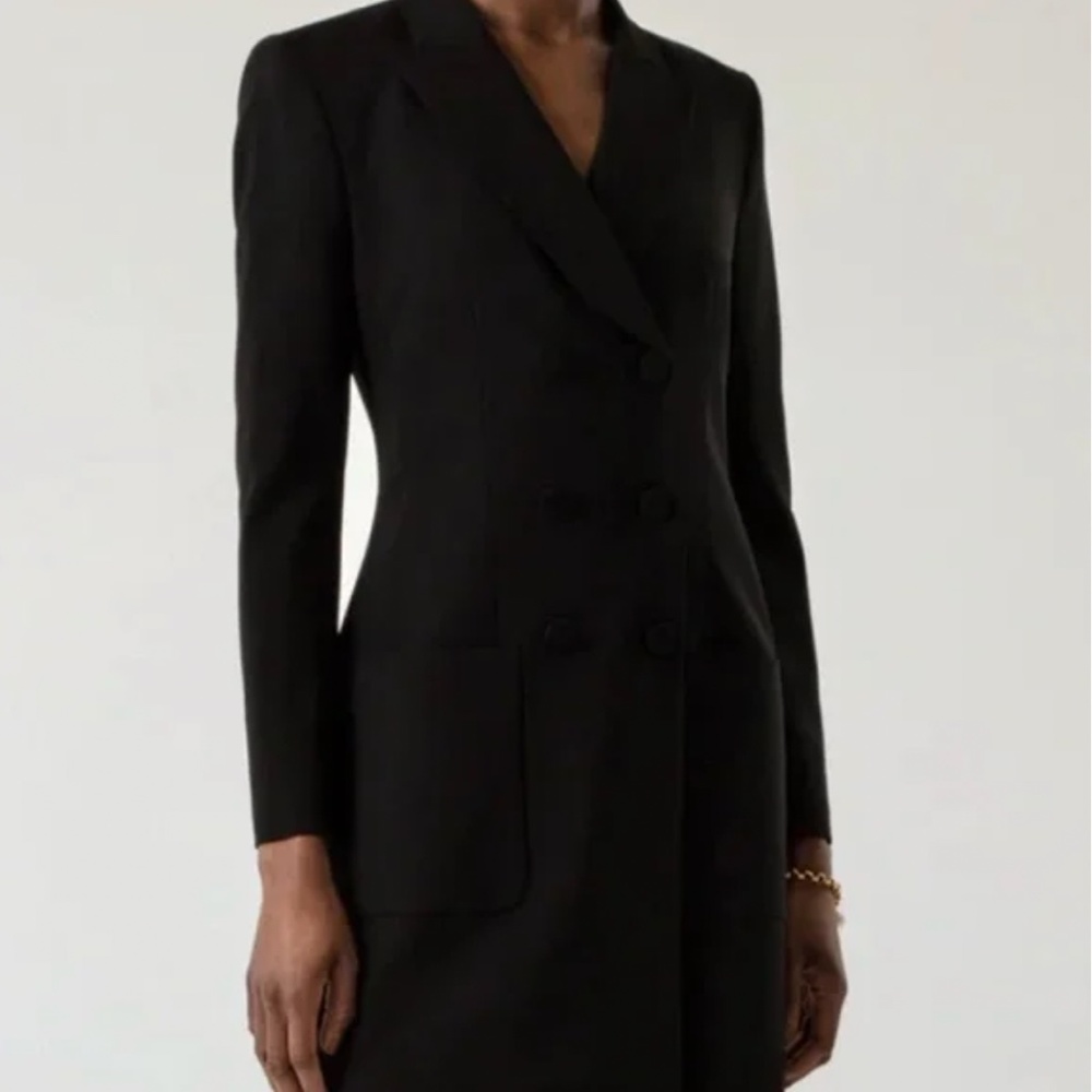 Judith & Charles Digital Dress in black - Size 2